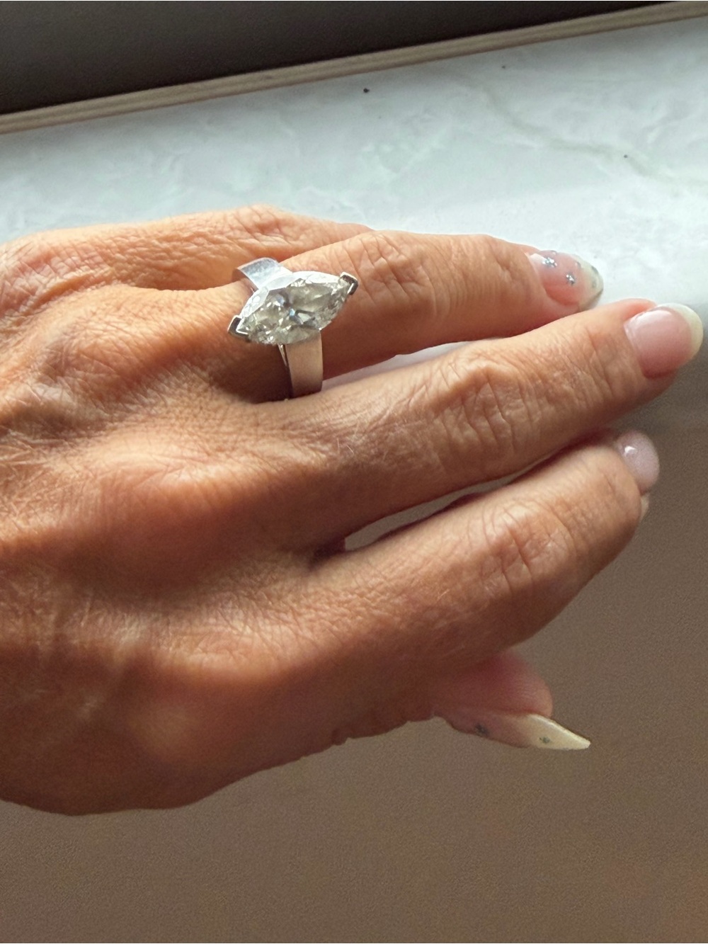 Diamond Marquise Ring
